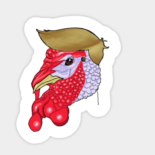 Funny Turkey Sticker